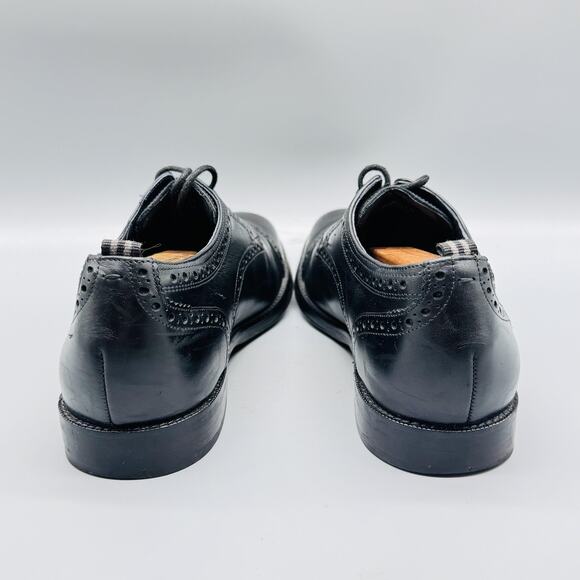 Cole Haan Shoes Mens 7 Black Leather Grand 360 Oxford Cap Toe Brogue Dress main image 11